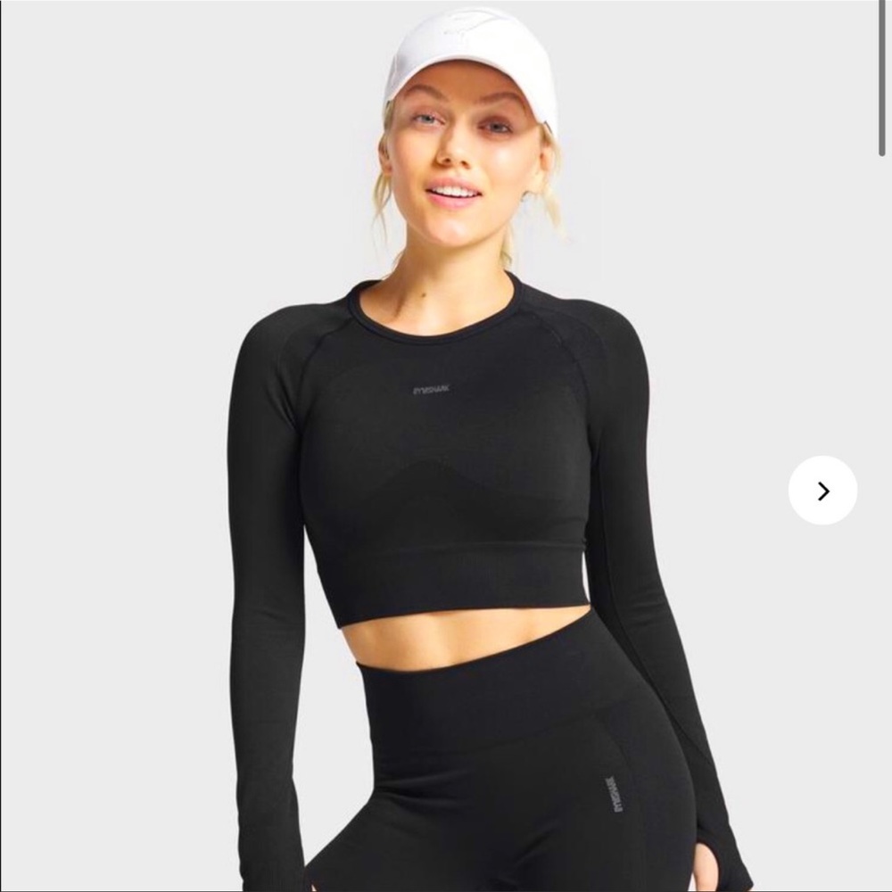 NWT Gymshark Flex Sport Long Sleeve Crop Top XS
